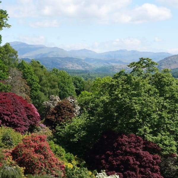 Spring View from Muncaster Castle Lake District