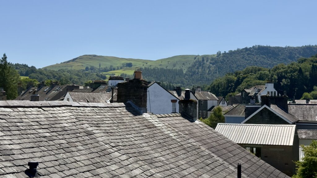 View towards Walla Crag from Crofts Cottage in Keswick